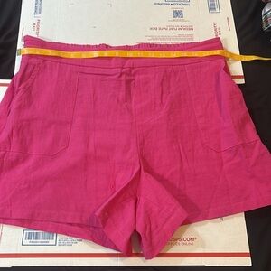 SHEIN ZIP SIDE TWO POCKET AWESOME FABRIC SHORTS